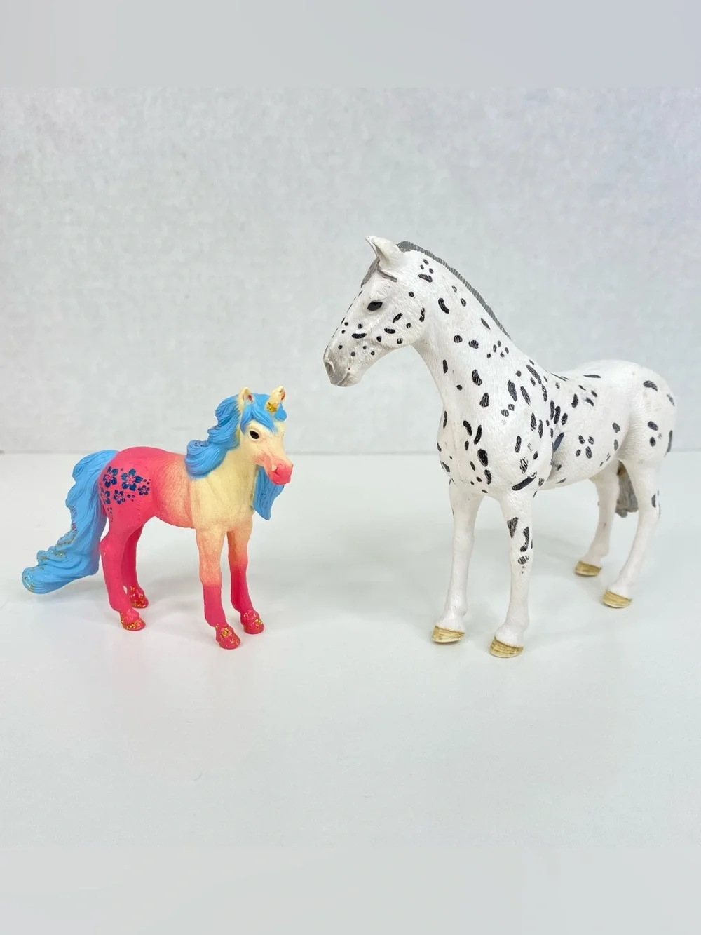 Schleich & Breyer Horse Lot Rearing Mustang Haflinger Lippizaner Unicorn Reeves